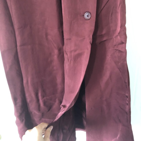 WILFRED Red Midi button-down Slit Skirt - Picture 7 of 17